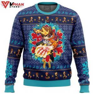 Christmas Tsunayoshi Sawada Kateyo Hitman Reborn Ugly Christmas Sweater 1