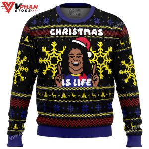 Christmas is Life Dani Rojas Ugly Christmas Sweater 1