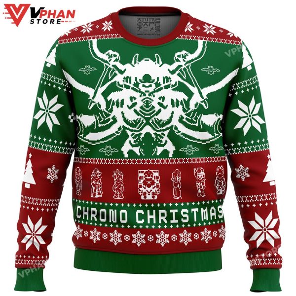 Chrono Trigger Chrono Christmas Ugly Sweater