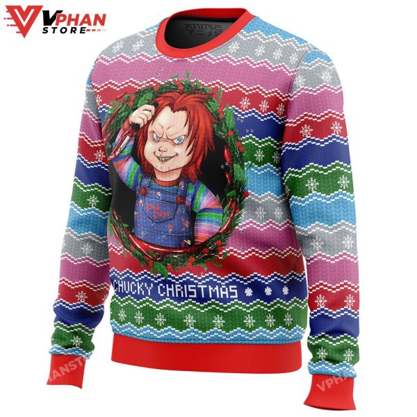 Chucky Christmas 3D Sweatshirt, Ugly Christmas Sweater