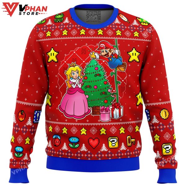 Come And See The Christmas Tree, Super Mario Ugly Christmas Sweater