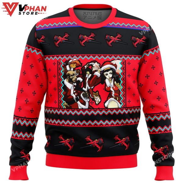 Cowboy Bebop Holiday Ugly Christmas Sweater