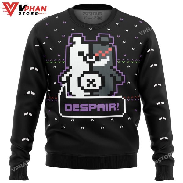 Danganronpa Monokuma Despair Ugly Christmas Sweater