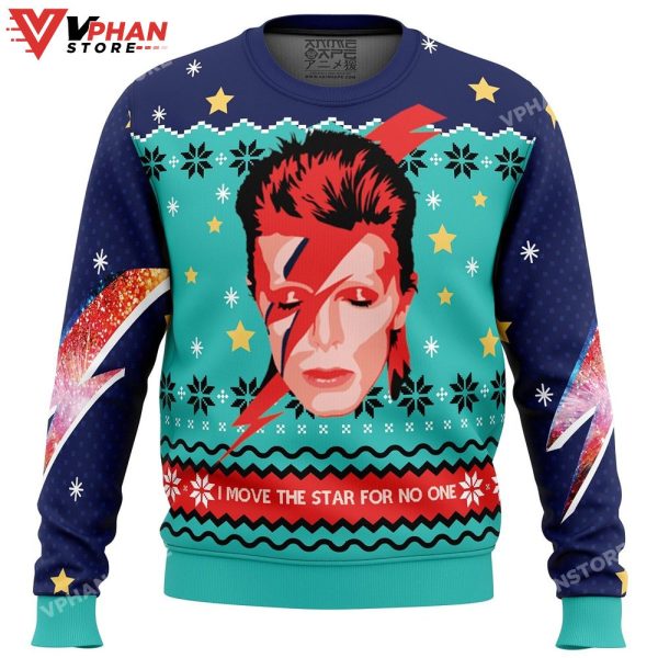 David Bowie Ugly Christmas Sweater