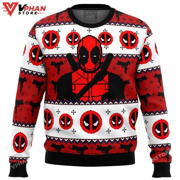 Deadpool Guy Ugly Christmas Sweater