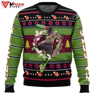 Denji Chainsaw Man Ugly Christmas Sweater 1