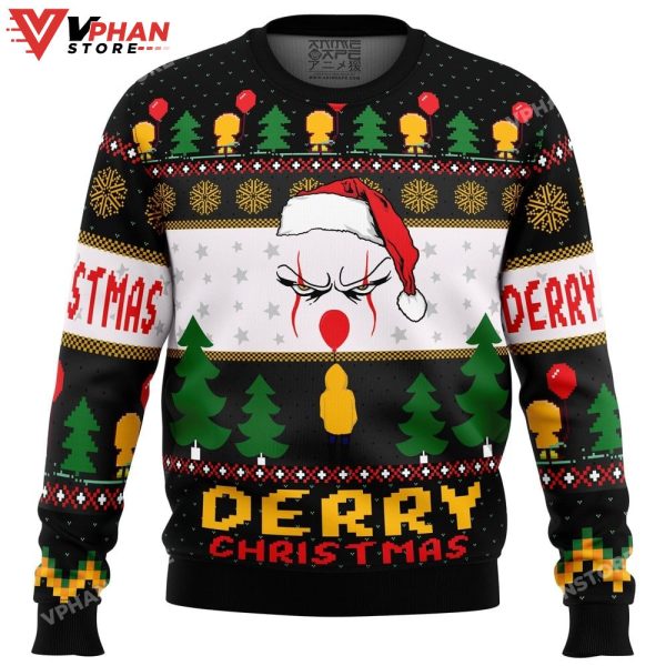 Derry Pennywise Christmas Ugly Sweater