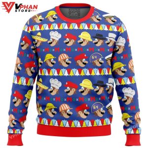 Do The Odyssey Super Mario Bros Ugly Christmas Sweater 1