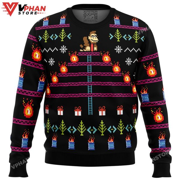 Donkey Kong Ugly Christmas Sweater