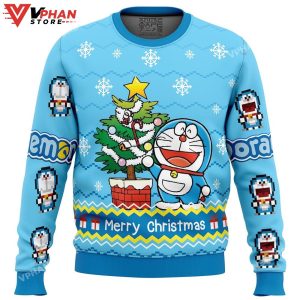 Doraemon Ugly Christmas Sweater 1