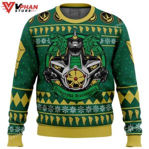 Dragonzord Power Rangers Ugly Christmas Sweater 1