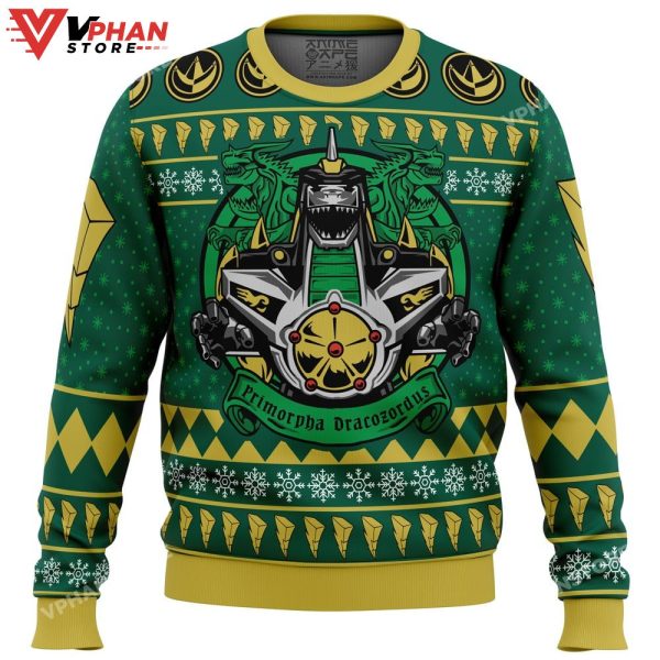 Dragonzord Power Rangers Ugly Christmas Sweater