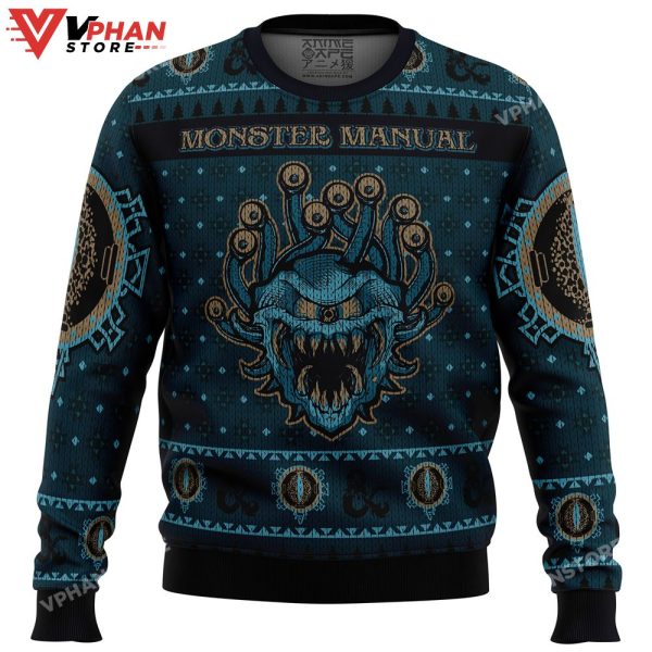 Dungeons And Dragons Monster Manual Christmas Sweater