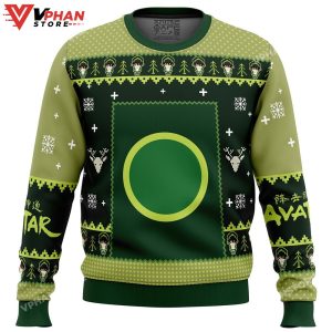 Earthbenders Earth Kingdom Avatar Ugly Christmas Sweater 1