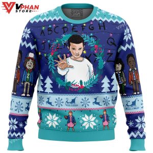 Eleven Stranger Things Ugly Christmas Sweater 1