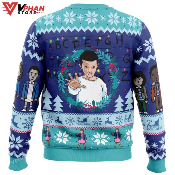 Eleven Stranger Things Ugly Christmas Sweater