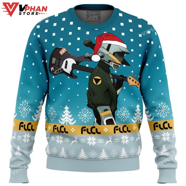 FLCL Canti Saw Christmas Tree Ugly Sweater