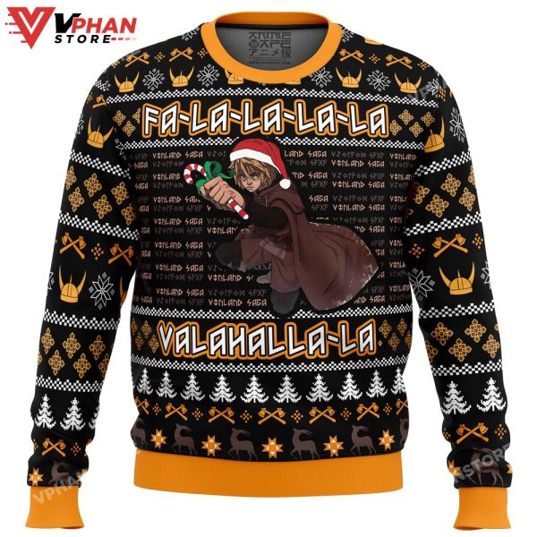 Falalala Valahalla Vinland Saga Christmas Sweater