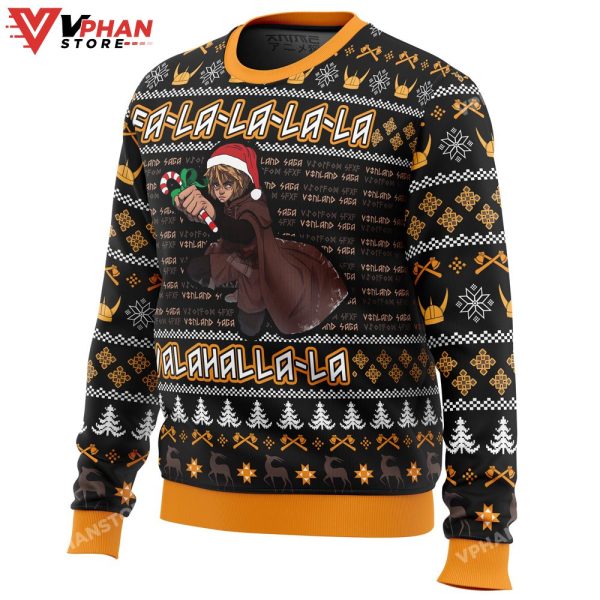 Falalala Valahalla Vinland Saga Christmas Sweater