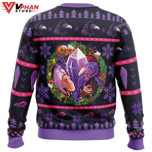 Fantasy Puppet Christmas Dark Crystal Ugly Sweater