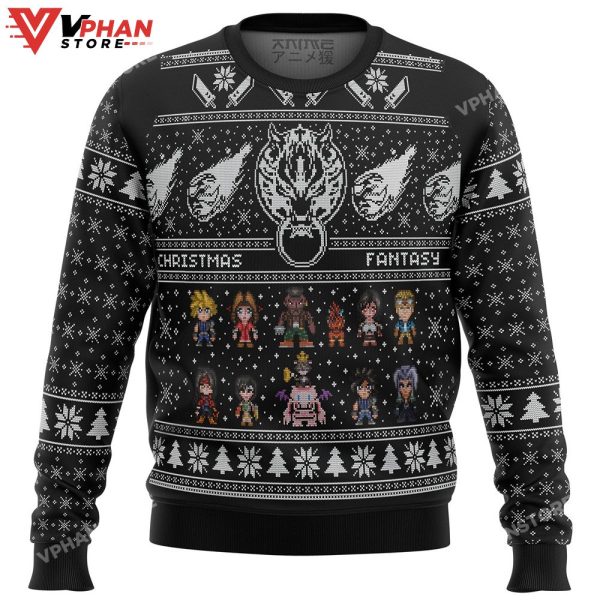 Final Fantasy 7 VII FF7 Ugly Christmas Sweater