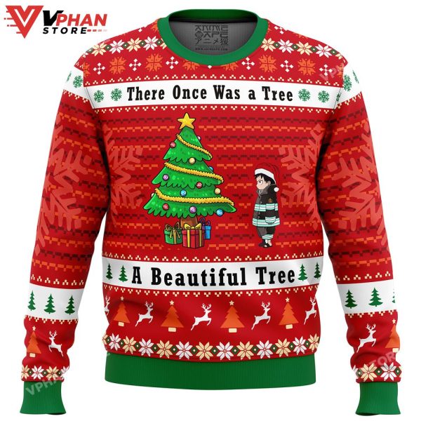 Fire Force A Beautiful Tree Ugly Christmas Sweater