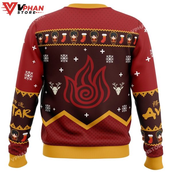 Firebenders Fire Nation Avatar Christmas Sweater