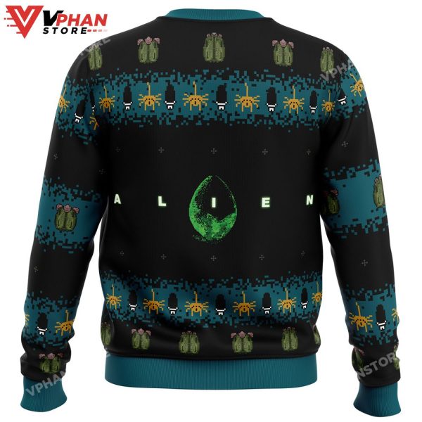 Free Hugs Alien Facehugger Ugly Christmas Sweater