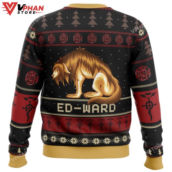 Fullmetal Alchemist Chimera Nina Tucker Ed-ward Ugly Christmas Sweater