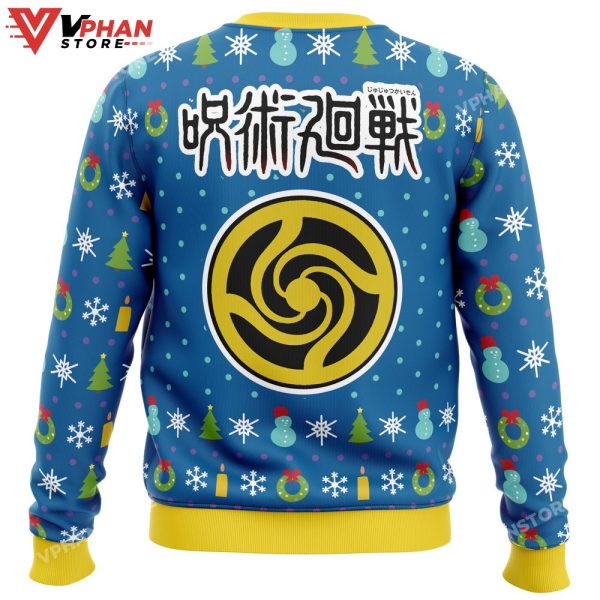 Fun Walk Jujutsu Kaisen Ugly Christmas Sweater