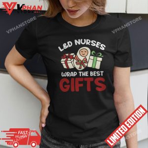 Funny Christmas Nurse Costume Women Labor And Delivery Nurse T Shirt 1