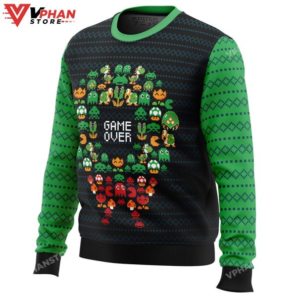 Game Over Nintendo Ugly Sweater