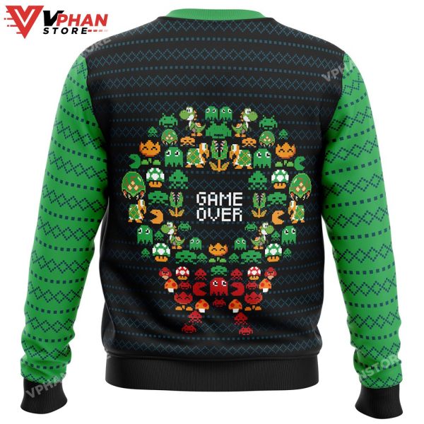 Game Over Nintendo Ugly Sweater