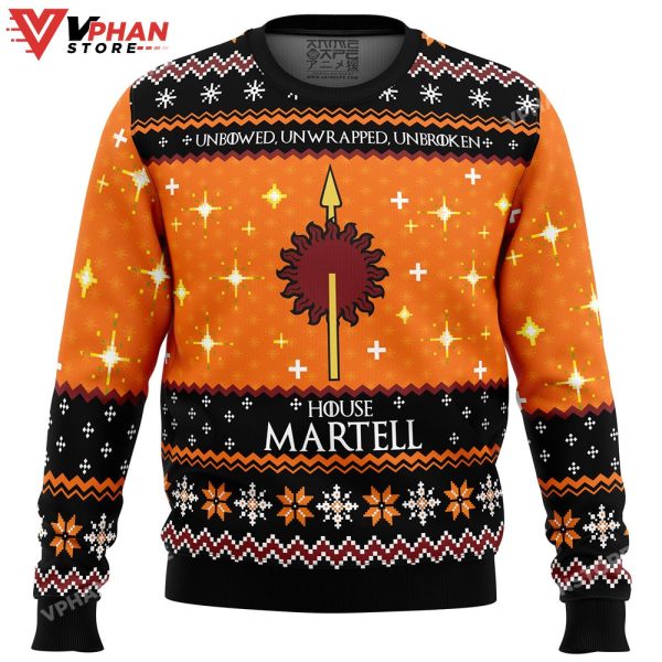 Game of Thrones House Martell Ugly Christmas Sweater