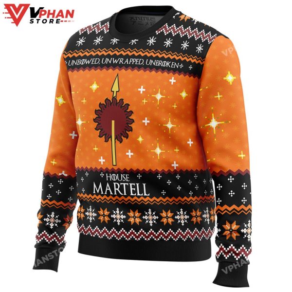 Game of Thrones House Martell Ugly Christmas Sweater