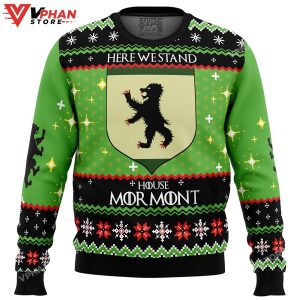 Game of Thrones House Mormont Ugly Christmas Sweater 1