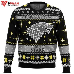 Game of Thrones House Stark Ugly Christmas Sweater 1