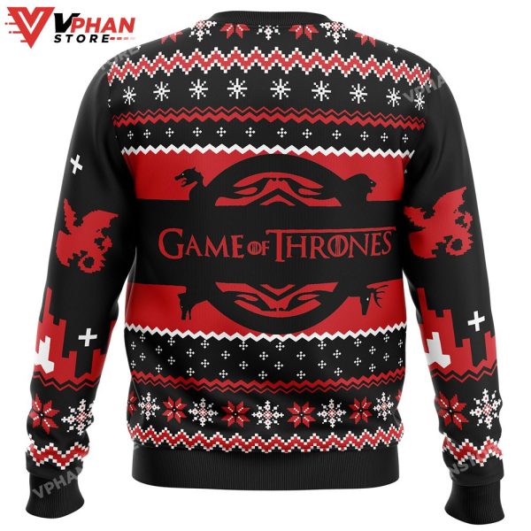 Game Of Thrones House Targaryen Ugly Christmas Sweater