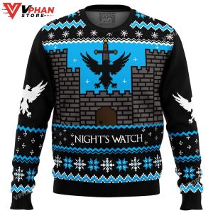 Game Of Thrones Night's Watch Ugly Christmas Sweater