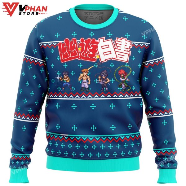 Ghost Fighter YuYu Hakusho Ugly Christmas Sweater