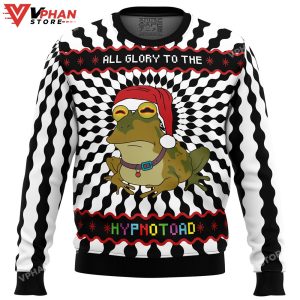 Glory To The Hypnotoad Ugly Christmas Sweater 1