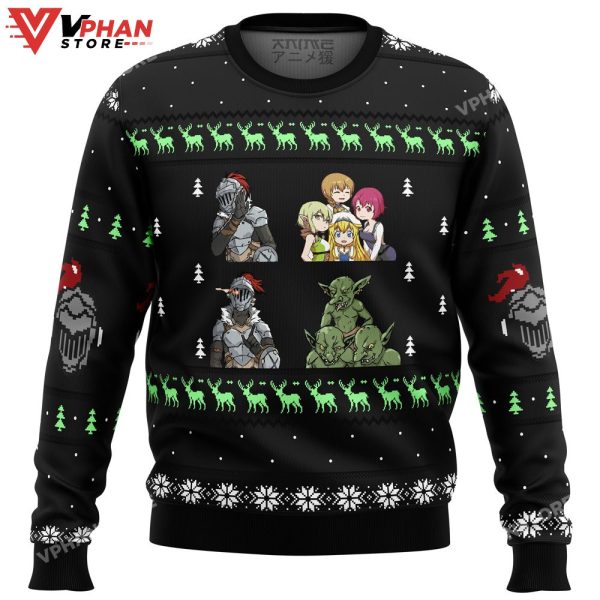 Goblin Slayer Sprites Ugly Christmas Sweater