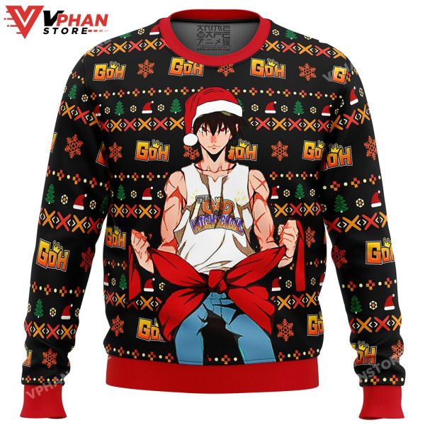 God Of High School Santa Jin Mori Ugly Christmas Sweater