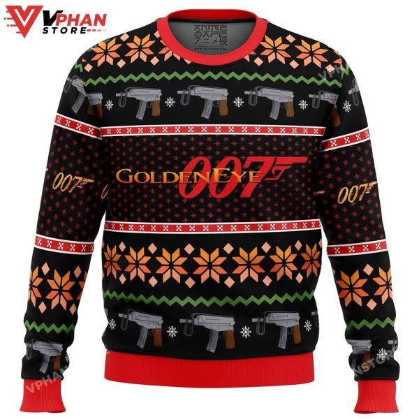 Golden Eye Ugly Christmas Sweater