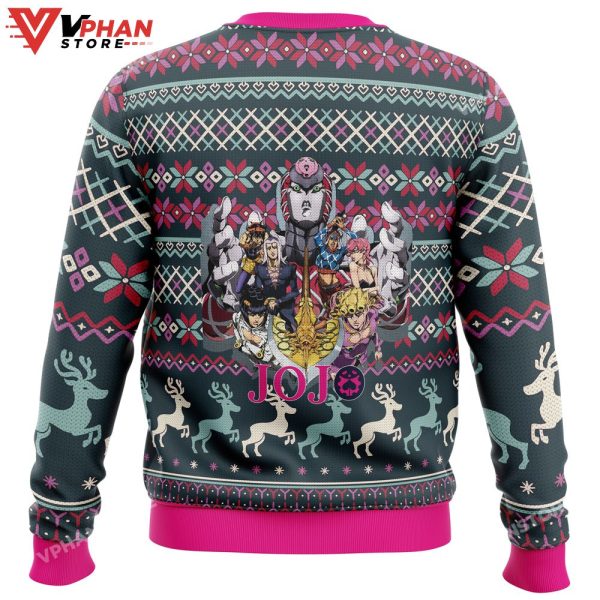 Golden Wind Jojo’s Bizarre Adventure Ugly Christmas Sweater