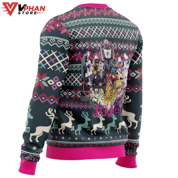 Golden Wind Jojo’s Bizarre Adventure Ugly Christmas Sweater