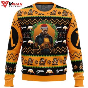 Gordon Freeman Half Life Ugly Christmas Sweater 1