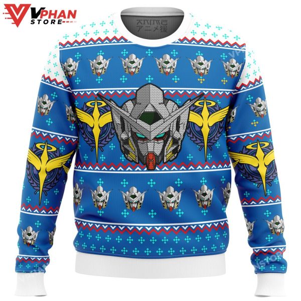 Gundam Helmet Ugly Christmas Sweater