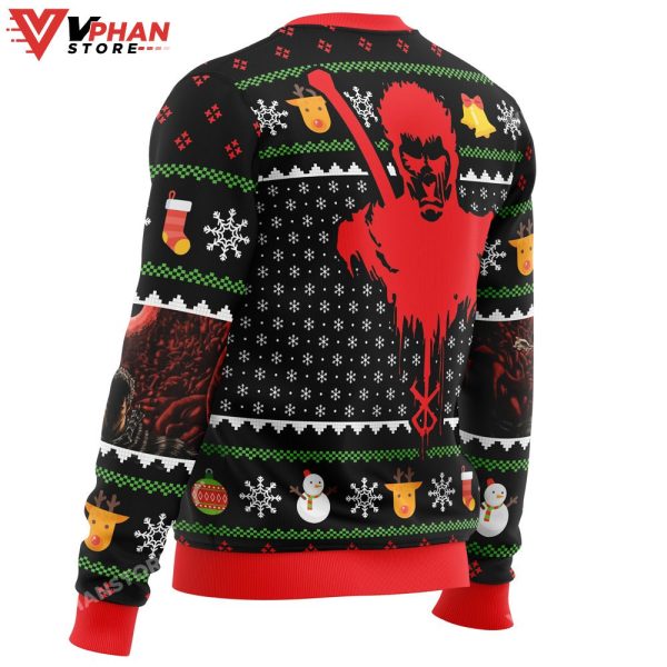 Guts Santa Claus Berzerk Ugly Christmas Sweater