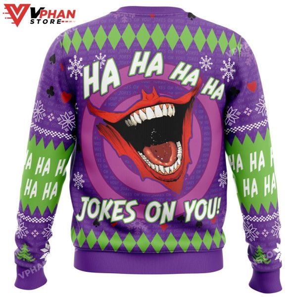 Ha Ha Ha Happy Joker Christmas Sweater